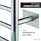 Anzzi Elgon 14Bar Stainless Steel Wall Mounted Towel Warmer Rack with Brushed Nickel Finish TW-WM105BN - alternate 5